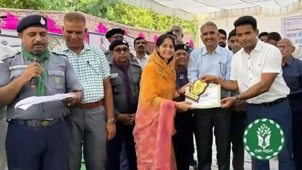 Garden lover Naina Rathore in Chittorgarh Rajasthan